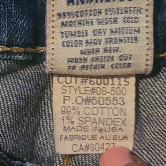 True Religion Joey Jean Woman Low Boot Distressed Wash w Stretch L 28 - Picture 7 of 10